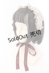 Victorian maiden / トワルドロココブーケヘッドドレス  バーガンディ O-25-03-12-080-CL-AC-OW-OS