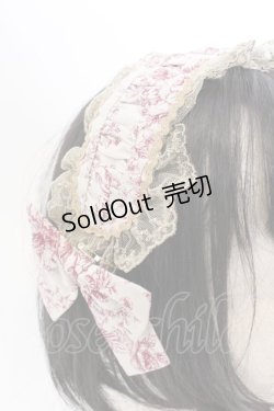 画像2: Victorian maiden / トワルドロココブーケヘッドドレス  バーガンディ O-25-03-12-080-CL-AC-OW-OS