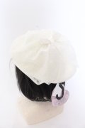 m petit by misako / NINA' Sコラボ リボンベレー 57.5ｃｍ キナリ O-25-03-12-081-LO-AC-OW-OS