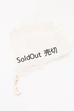 画像2: Hoshibako Works / エグランティーヌ モチーフレースリボンクリップ  シロ O-25-03-12-097-LO-AC-OW-OS