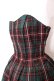 画像2: Jane Marple / ウールタータンヴィクトリアンエンブロイダリーのビスチェドレス M グリーン O-25-03-12-009-JM-OP-OW-ZT0430 (2)