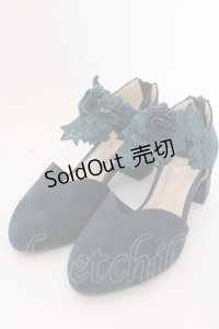 axes femme / Vカットセパレートパンプス S グリーン O-25-03-12-102-AX-SH-IG-OS