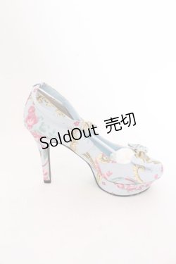 画像5: 【SALE】JESUS DIAMANTE / ロココLadyワンリボンパンプス L サックス O-25-03-12-103-JE-SH-OW-ZT087