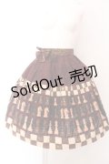 Innocent World / チョコチェススカート M ワイン O-25-03-12-013-IW-SK-OW-OS
