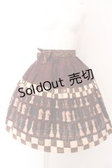 Innocent World / チョコチェススカート M ワイン O-25-03-12-013-IW-SK-OW-OS