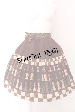 画像1: Innocent World / チョコチェススカート M ワイン O-25-03-12-013-IW-SK-OW-OS