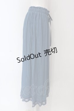 画像2: axes femme / 選べる着丈楊柳ワイドパンツ M ブルー O-25-03-13-004-AX-PA-OW-OS