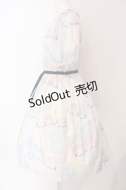 画像3: Leur Getter / Dreamy Carousel袖付ワンピース M サックス O-25-03-13-005-LU-OP-OW-OS