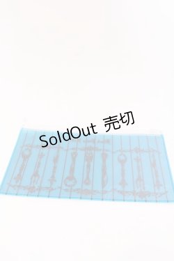 画像2: BPN / カトラリークリアケース  ブルー×ブラック O-25-03-13-1044-GO-ZA-IG-ZT-K016