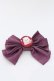 画像1: Enchantlic Enchantilly / くるみボタンのリボンブローチ  ワイン O-25-03-13-1049-LO-AC-IG-ZT-K016 (1)