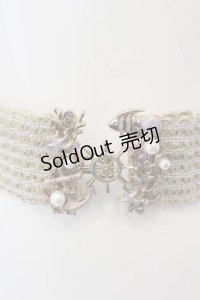 axes femme / マリンモチーフゴムベルト  ナチュラル×ゴールド O-25-03-13-1009-AX-ZA-IG-ZT-K016
