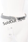 axes femme / キルティングベルト  クロ O-25-03-13-1016-AX-ZA-OW-OS