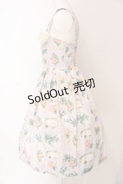 画像3: Leur Getter / Antique Cardチュールリボン付キャミワンピース  ラベンダー O-25-03-13-006-LU-OP-OW-OS