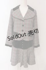 Leur Getter / ウィンドチェックセットアップ  グレー O-25-03-13-008-LU-JA-OW-OS
