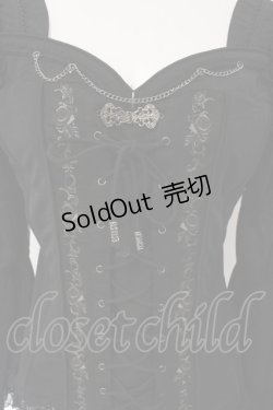 画像2: Ozz oneste / スクエアネック姫袖ブラウス  ブラック O-25-03-13-026-OO-BL-IG-OS
