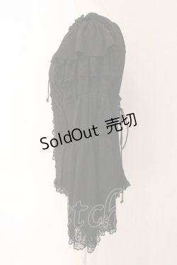 画像3: Ozz oneste / スクエアネック姫袖ブラウス  ブラック O-25-03-13-026-OO-BL-IG-OS