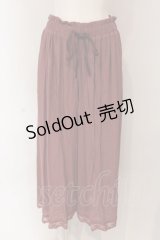 axes femme / 選べる着丈楊柳ワイドパンツ M ピンク O-25-03-13-003-AX-PA-OW-OS