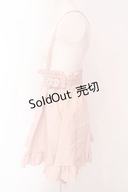 画像2: DearMyLove / 推し色サイドキラキラハートバックルサス付きスカート M ピンク O-25-03-17-027-EL-SK-OW-OS
