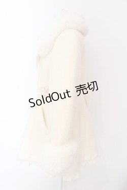 画像3: LIZ LISA / ビジューリボンミニ丈Aラインコート  ホワイト O-25-03-17-029-LO-CO-OW-OS