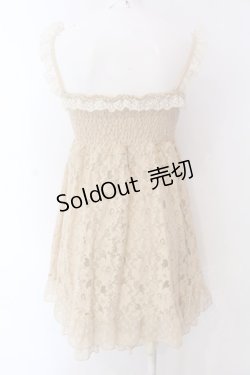 画像2: axes femme / レースチュニック M 生成り O-25-03-17-051-AX-TO-IG-OS