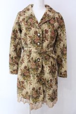 画像1: 【SALE】axes femme / ライナー付きゴブランコート M ベージュ O-25-03-17-053-AX-CO-IG-ZTC004 (1)