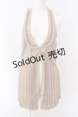 axes femme / ホルターロングベスト M ベージュ O-25-03-17-054-AX-TO-IG-OS