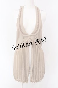 axes femme / ホルターロングベスト M ベージュ O-25-03-17-054-AX-TO-IG-OS