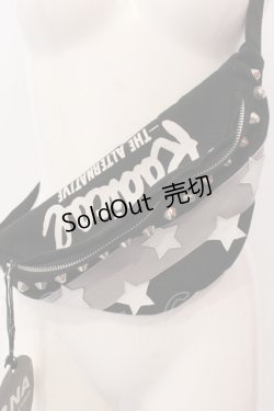 画像2: RNA / レザースターボディバッグ  ブラック O-25-03-17-070-PU-BG-IG-OS