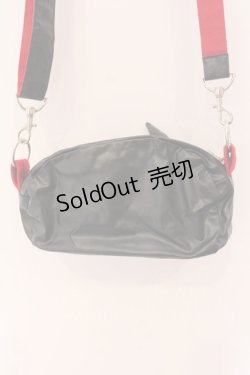 画像3: MINT NeKO / ポールのてかてかショルダーバッグ  ブラック×レッド O-25-03-17-071-HN-BG-IG-OS