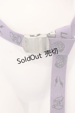 画像2: LAND by MILKBOY / BRAIN ガチャベルト  パープル O-25-03-17-080-MB-ZA-IG-OS