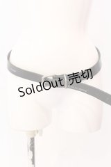 MILKBOY / レザーベルト  ブラック×ホワイトプリント O-25-03-17-082-MB-ZA-IG-OS