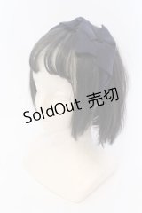 Jane Marple Dans Le Salon / グログランリボンカチューシャ  ネイビー O-25-03-17-084-JM-AC-IG-OS