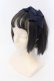 画像1: Jane Marple Dans Le Salon / グログランリボンカチューシャ  ネイビー O-25-03-17-084-JM-AC-IG-OS (1)