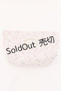 【SALE】Maison de FLEUR / イチゴアップリケベーシックポーチ  ピンク O-25-03-17-089-LO-ZA-IG-ZT422-F008