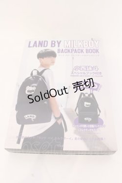 画像1: LAND by MILKBOY / LAND BY MILKBOY BACKPACK BOOK バックパック ブック  ブラック O-25-03-17-094-MB-BG-IG-ZT335