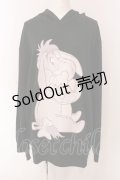 KINGLYMASK / くまのプーさん COLLECTIONパーカー F ブラック O-25-03-17-100-PU-TO-YM-OS