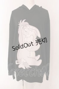 KINGLYMASK / くまのプーさん COLLECTIONパーカー F ブラック O-25-03-17-100-PU-TO-YM-OS