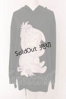 画像1: KINGLYMASK / くまのプーさん COLLECTIONパーカー F ブラック O-25-03-17-100-PU-TO-YM-OS