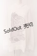 KINGLYMASK / くまのプーさん COLLECTIONパーカー F ホワイト O-25-03-17-102-PU-TO-YM-ZI