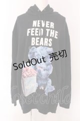MILKBOY / NEVER FEED BEAR HOODY  ブラック O-25-03-17-103-MB-TO-YM-OS