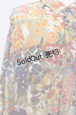 画像2: KIDILL / ×Henry Darger リボンシャツ  マルチカラー O-25-03-17-105-PU-OP-IG-OS