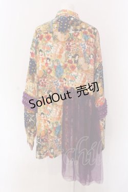 画像4: KIDILL / ×Henry Darger リボンシャツ  マルチカラー O-25-03-17-105-PU-OP-IG-OS