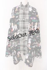 KIDILL / ×Henry Darger　KUNG-FU SHIRT JACKET F ブラック O-25-03-17-106-PU-CO-YM-ZT-C033