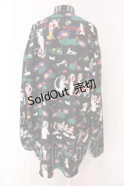 画像4: KIDILL / ×Henry Darger　KUNG-FU SHIRT JACKET F ブラック O-25-03-17-106-PU-CO-YM-ZT-C033