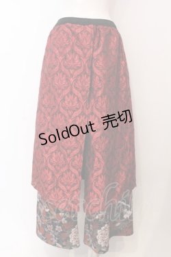 画像4: Qutie Frash / 和柄ワイドパンツ  レッド O-25-03-17-008-QU-PA-IG-OS