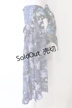 画像3: Qutie Frash / リボン袴コルセット  ブルー O-25-03-17-010-QU-SK-IG-OS