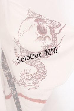 画像2: Qutie Frash / 3店舗限定カラー着物カーデ  ホワイト×レッド O-25-03-17-014-QU-JA-OW-OS