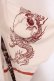 画像2: Qutie Frash / 3店舗限定カラー着物カーデ  ホワイト×レッド O-25-03-17-014-QU-JA-OW-OS (2)