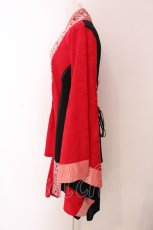 画像3: Qutie Frash / アシメ着物カーデ  レッド O-25-03-17-015-QU-TO-OW-ZY (3)