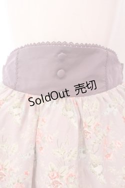 画像2: Kurumi Collaboration / 花柄コルセット風スカート LL ラベンダー O-25-03-17-002-LO-SK-OW-OS